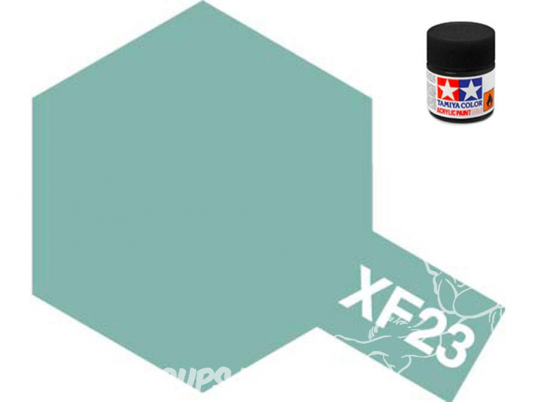 peinture maquette tamiya xf23 bleu ciel mat