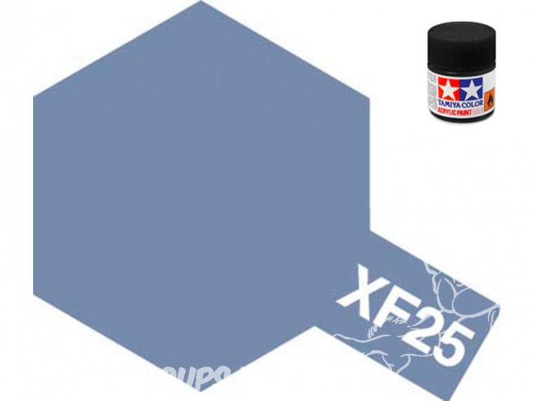 peinture maquette tamiya xf25 gris mer clair mat