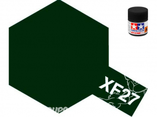 peinture maquette tamiya xf27 vert foncé mat