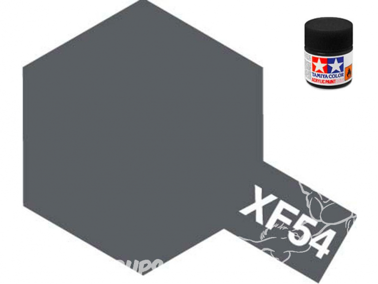 peinture maquette tamiya xf54 XL gris mer fonce mat 23ml