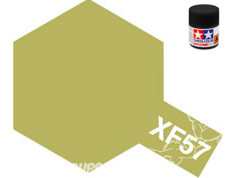 peinture maquette tamiya xf57 chamois mat