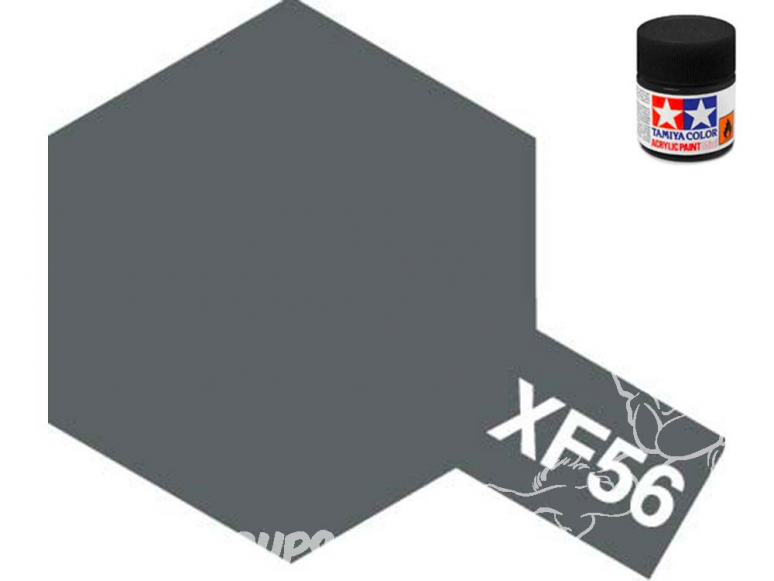 Peinture maquette tamiya xf56 XL gris metal mat 23ml