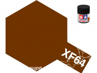 peinture maquette tamiya xf64 marron rouge mat