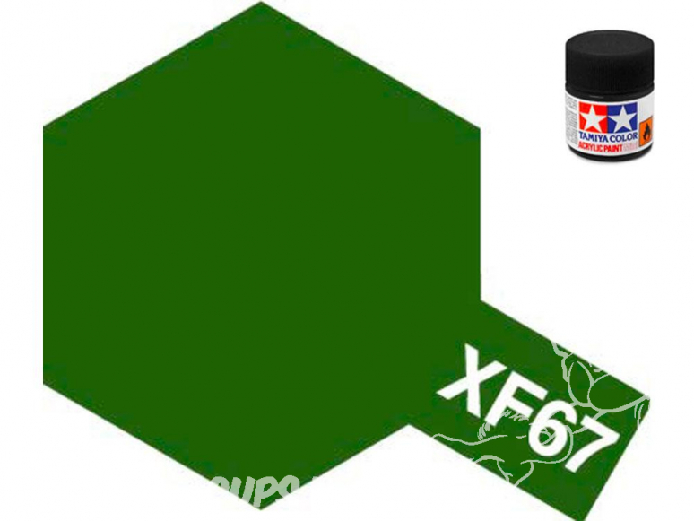 peinture maquette tamiya xf67 vert otan