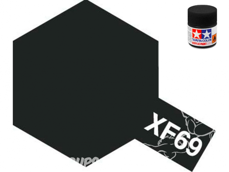 peinture maquette tamiya xf69 XL noir otan 23ml