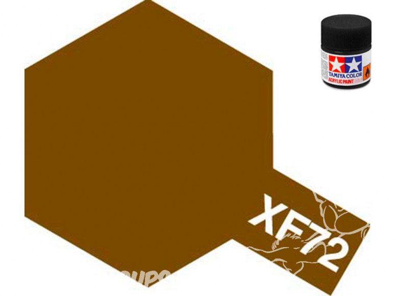 peinture maquette tamiya xf72 marron