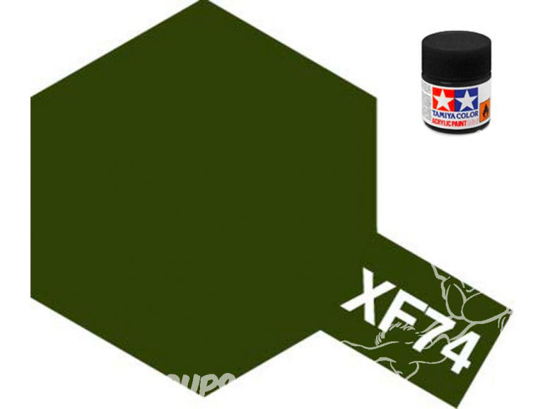 peinture maquette tamiya xf74 olive drab jgsd