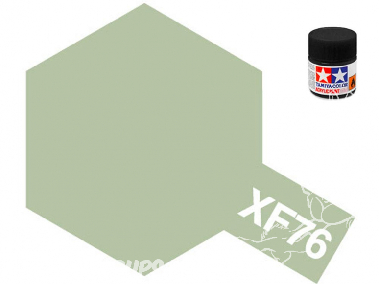 peinture maquette tamiya xf76 gris vert