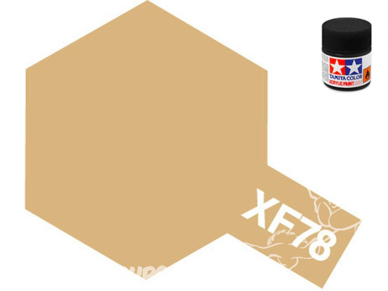 peinture maquette tamiya xf78 Bois deck Tan