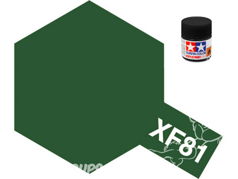 peinture maquette tamiya xf81 Dark Green 2 RAF