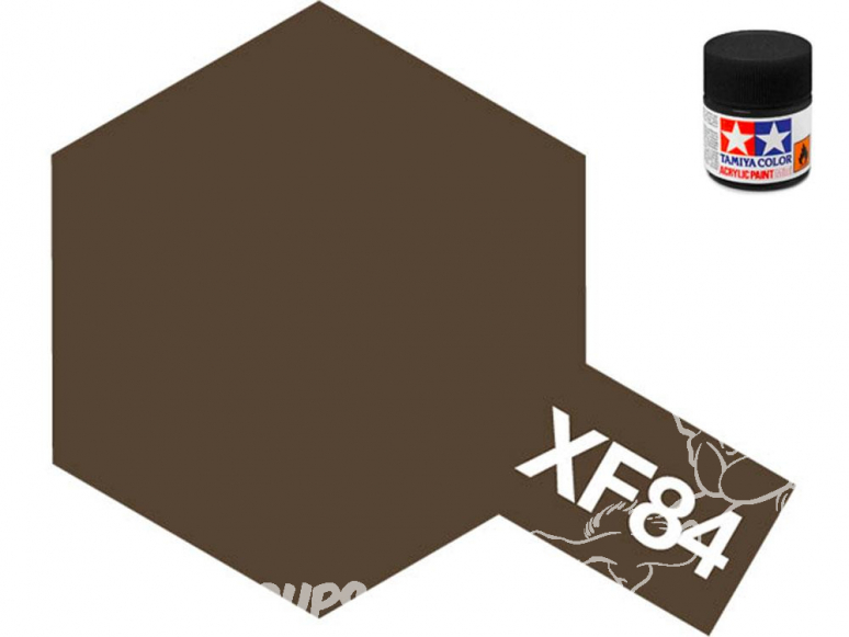 peinture maquette tamiya xf84 fer foncé