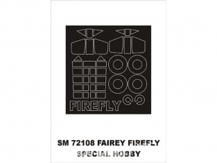 Montex Mini Mask SM721108 Fairey Firefly Special Hobby 1/72