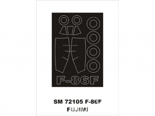 Montex Mini Mask SM72105 F-86F Fujimi 1/72