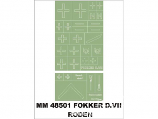 Montex Maxi Mask MM48501 Fokker D.VII Roden 1/48
