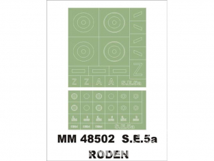 Montex Maxi Mask MM48502 SE-5a Roden 1/48
