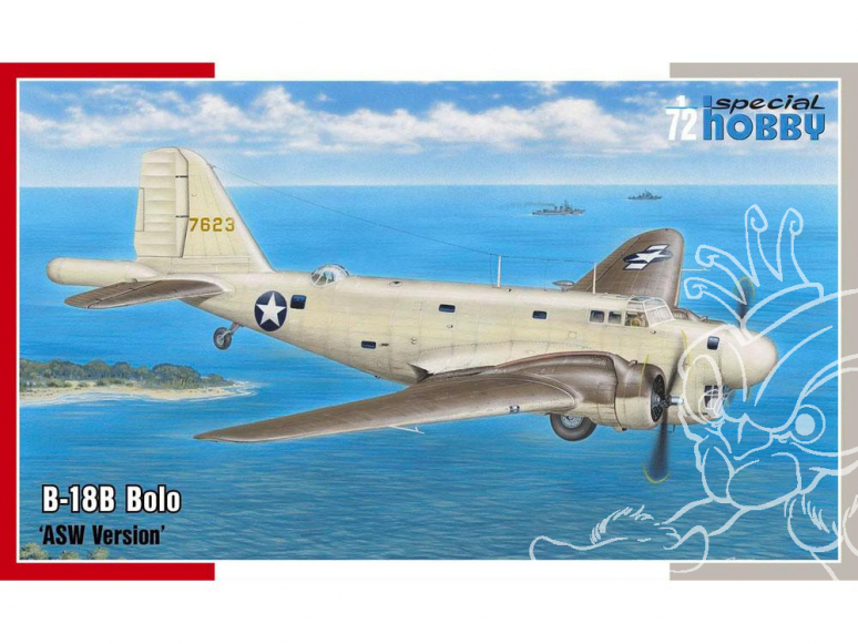 Special Hobby maquette avion 72230 B-18B Bolo ASW Version 1/72