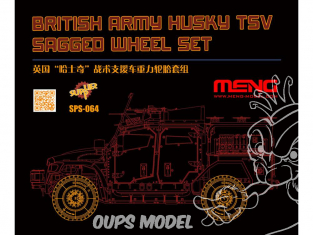 Meng maquette voiture SPS-064 Votre Husky a besoin d'eux 1/35