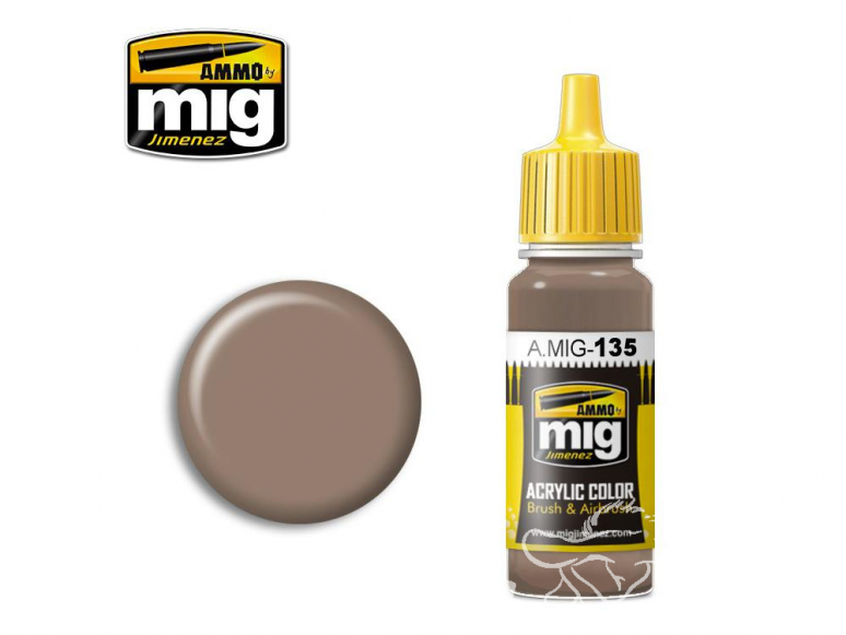 MIG peinture authentique 135 Cannelle brûlée - Burnt Cinnamon 17ml