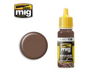 MIG peinture authentique 139 Rouge terre - Red Earth 17ml