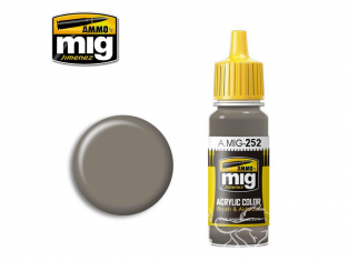 MIG peinture authentique 252 Gris brun AMT-1 - Grey Brown AMT-1 17ml
