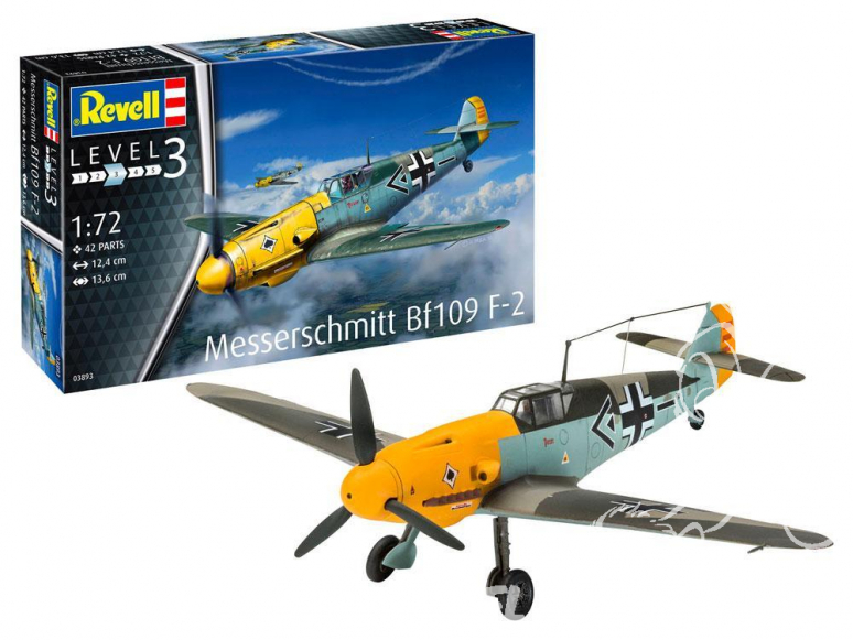 Revell maquette avion 63893 model Set Messerschmitt Bf109 F-2 1/72