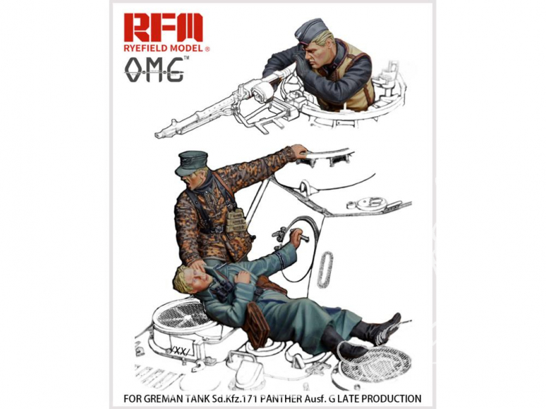 Rye Field Model maquette militaire OM-35001 Figurines pour Panther Ausf.G Fin de production Sd.Kfz.171 1/35