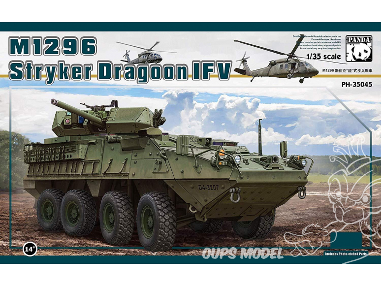 Panda Hobby maquette militaire 35045 M1296 STRYKER DRAGOON IFV 2017 1/35