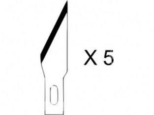 HOLI outillage 351 lot de 5 lames standard pour couteau 1