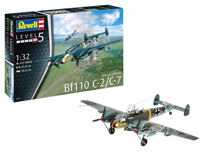 Revell maquette avion 04961 Messerschmitt Bf110 C-7 1/32