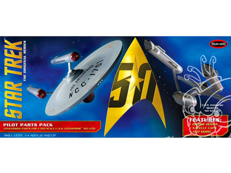 Polar Lights maquette MKA018 Star Trek TOS U.S.S. Enterprise Pilot Parts Pack