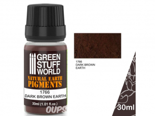 Green Stuff 1766 Pigment DARK BROWN EARTH 30ml