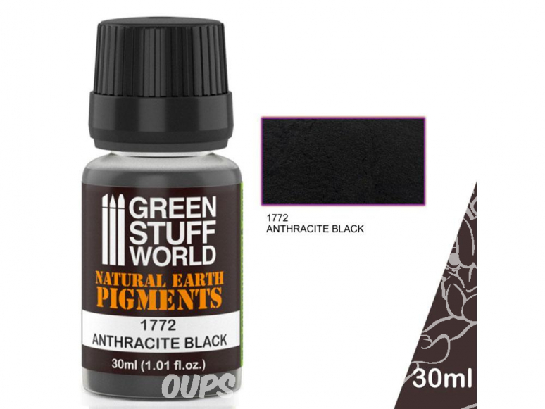 Green Stuff 1772 Pigment ANTHRACITE BLACK 30ml