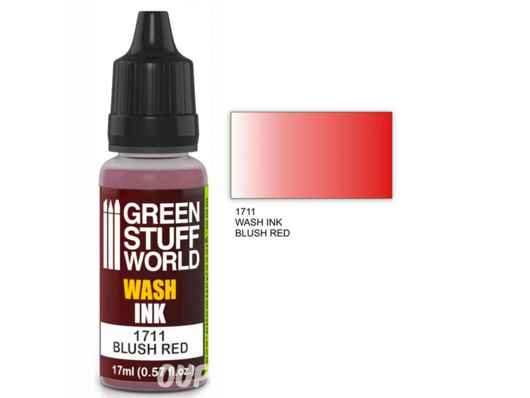 Green Stuff 1711 Encre Wash BLUSH RED 17ml