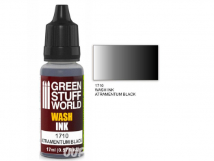 Green Stuff 1710 Encre Wash ATRAMENTUM BLACK 17ml