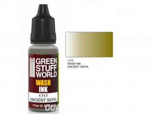 Green Stuff 1717 Encre Wash ANCIENT SEPIA 17ml