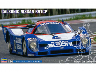 Hasegawa maquette voiture 21131 Calsonic Nissan R91CP 1/24