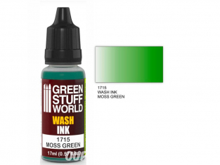 Green Stuff 1715 Encre Wash MOSS GREEN 17ml