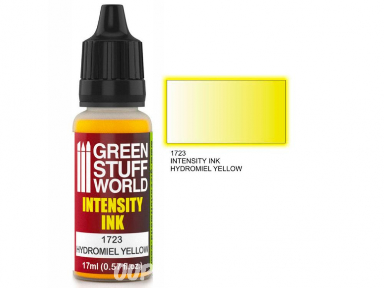 Green Stuff 1723 Encre d'Intensité HYDROMIEL YELLOW 17ml