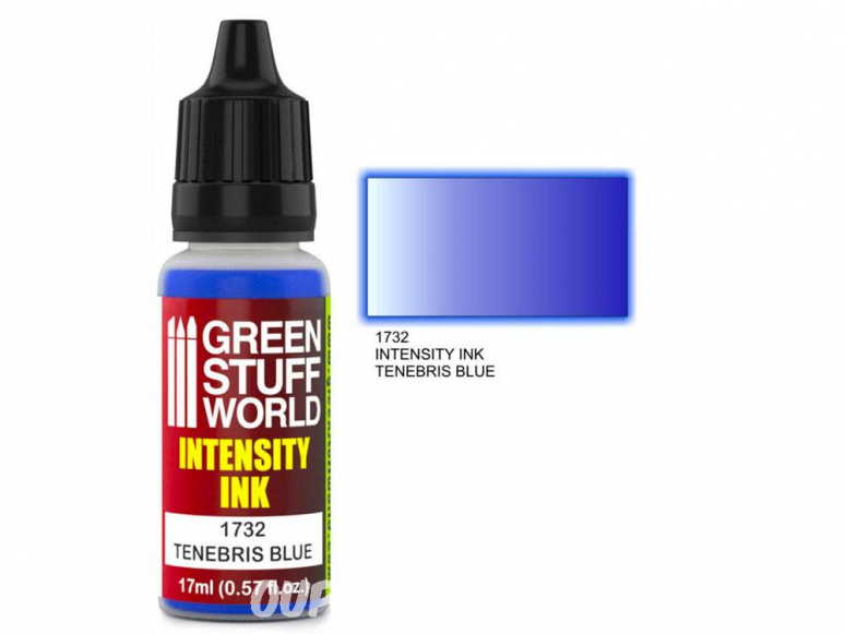 Green Stuff 1732 Encre d'Intensité TENEBRIS BLUE 17ml