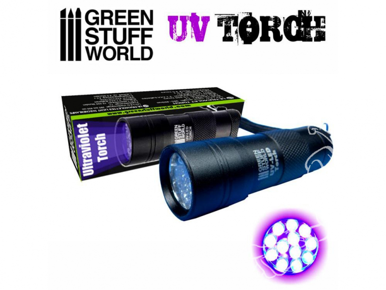 Green Stuff 502688 Lampe de Poche Ultraviolette