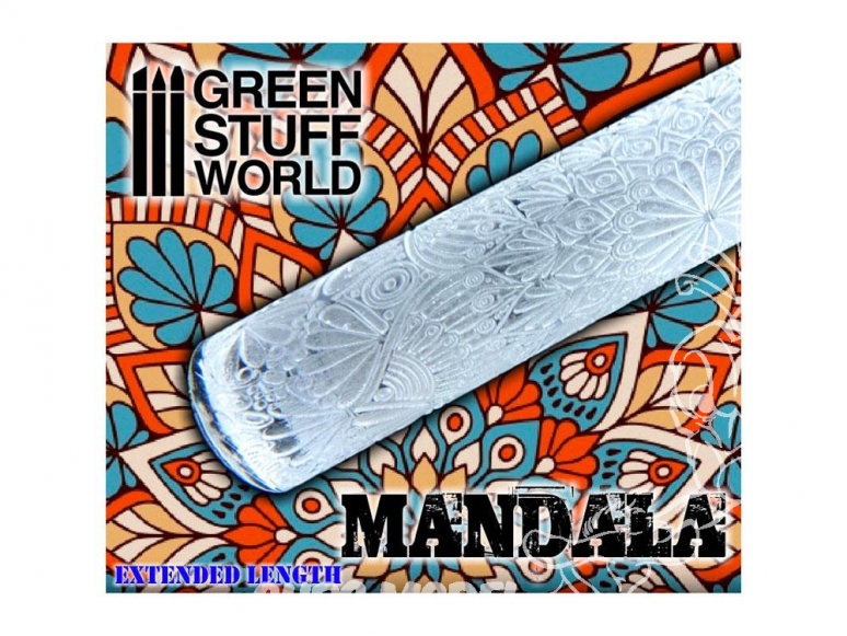 Green Stuff 503586 Rouleaux texturés MANDALA