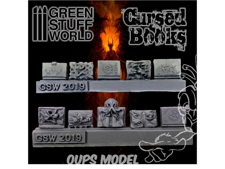 Green Stuff 503722 Livres Monstrueux en Résine