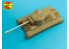 Aber 35L242 Canon UM 90 mm M3 avec frein de bouche pour T26E3, Pershing 1/35