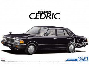 Aoshima maquette voiture 51603 Nissan Cedric 430 200E GL 1981 1/24