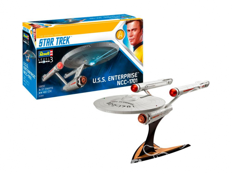 Revell maquette Star Wars 04991 U.S.S Enterprise NCC-1701 1/600