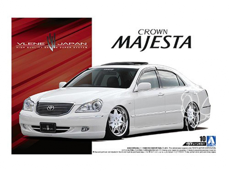 Aoshima maquette voiture 52365 Vlene UZS186 Majesta 2004 Toyota Crown 1/24