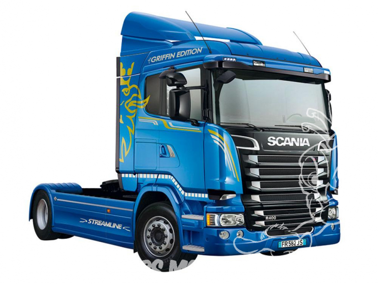 Italeri maquette camion 3947 SCANIA R400 STREAMLINE Flat Roof 1/24