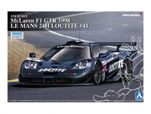 Aoshima maquette voiture 07501 McLaren F1 GTR 1998 24h du Mans Loctite - 41