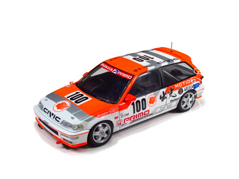 Beemax maquette voiture de Piste 105146 Honda Civic EF9 Gr.A IDEMITSU 1991 1/24