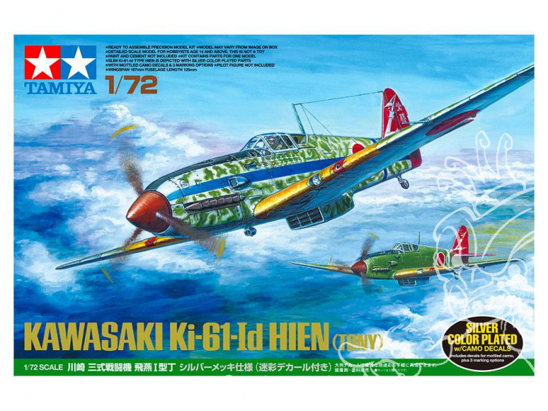 tamiya maquette avion 25420 Ki-61-Id Hien Chromé 1/72